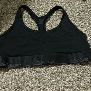 Calvin Klein Black Racerback Bra